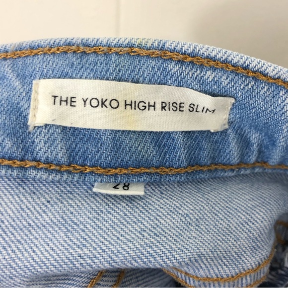 Denim Forum Yoko High Rise Slim Sz 28 - Picture 9 of 10